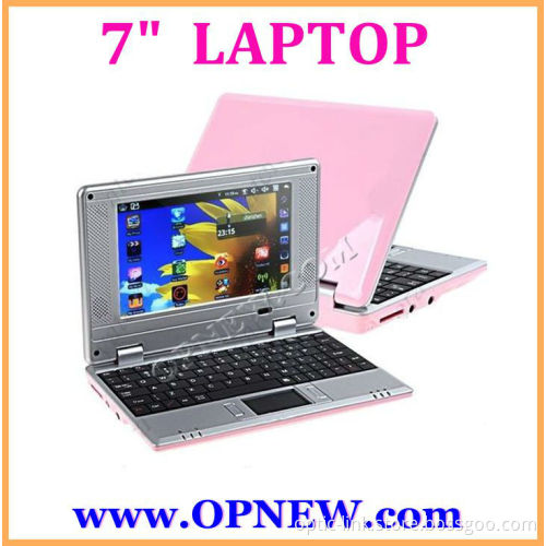 NEW Dual Core 7" Android 4.4 WM8880 1.2GHz Netbook Cheap Laptop Computer Notebook Camera OPNEW 6 Colors in STOCK now